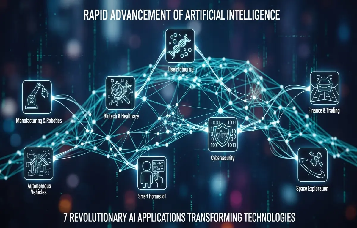 Rapid Advancement of Artificial Intelligence: 7 Revolutionary AI Applications Transforming Technologies in 2025 - Tekizz software development and IT insights article
