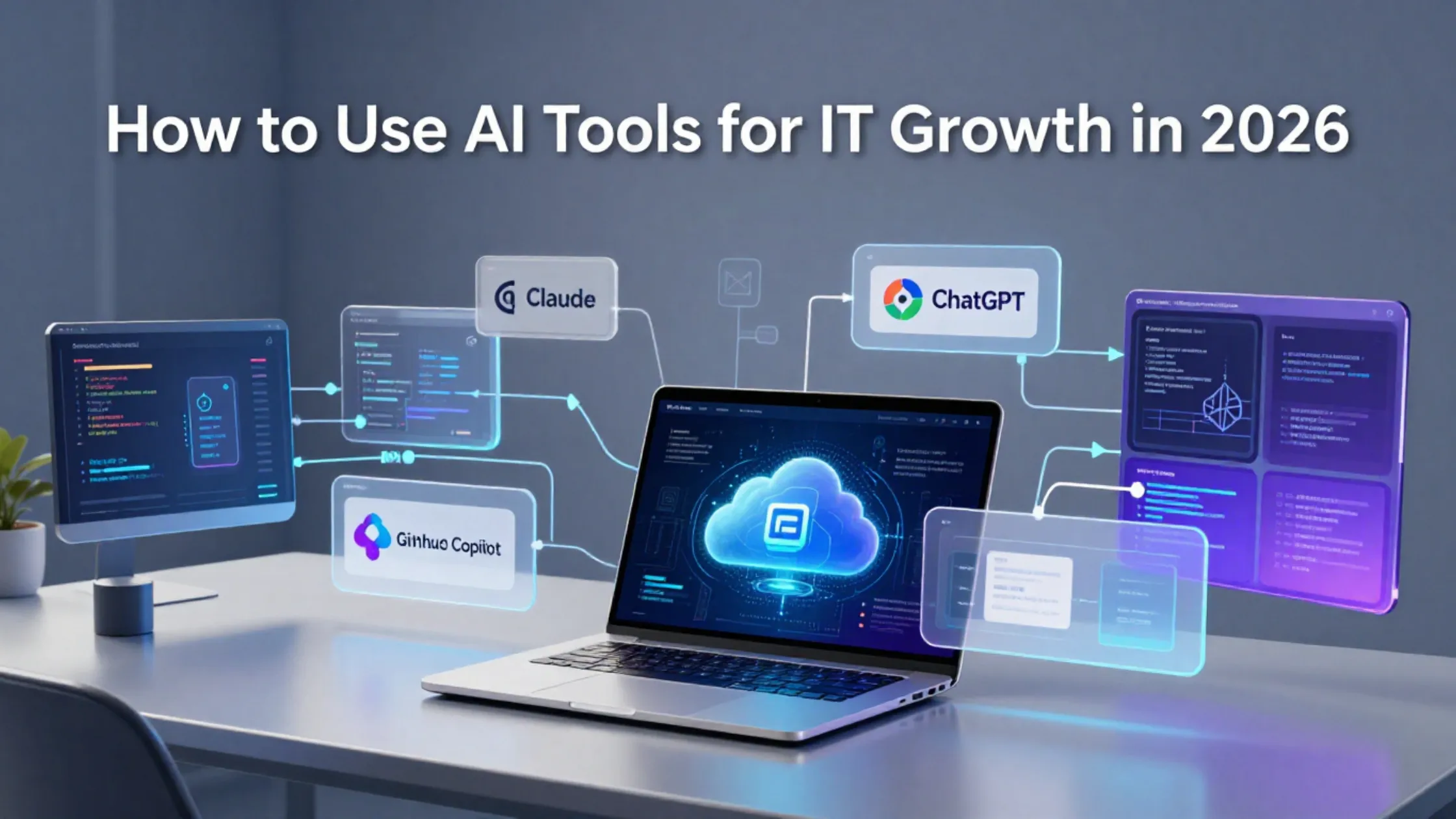 How to Use AI Tools for IT Growth in 2026 - Tekizz software development and IT insights article