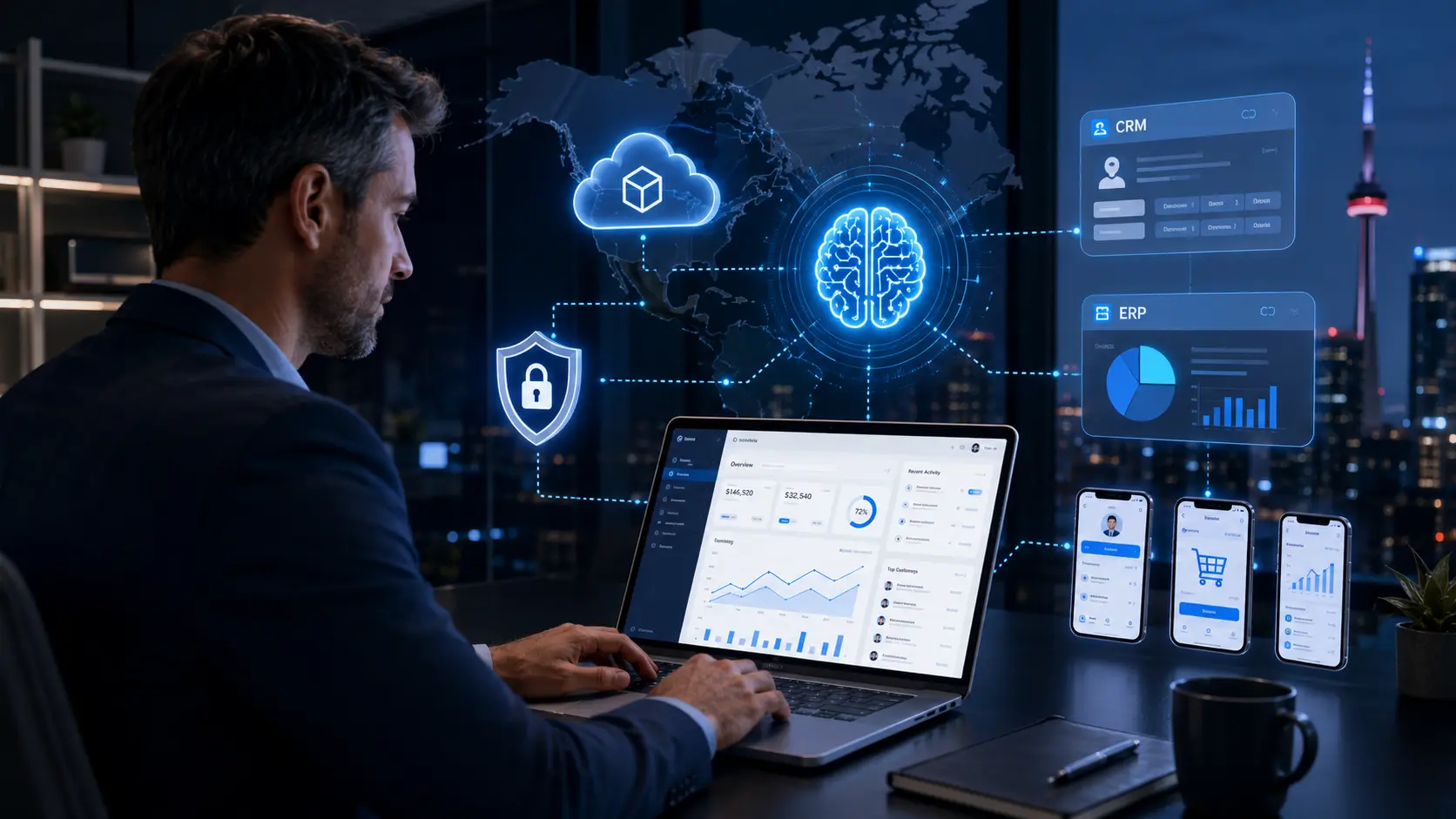 AI-Powered Custom Software Development for Small Businesses in USA & Canada - Tekizz software development blog article