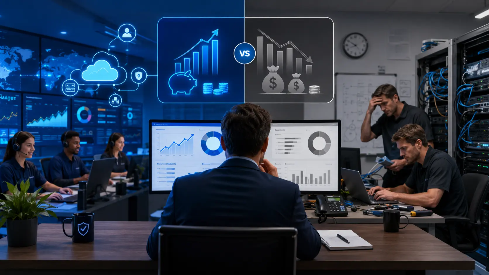 Managed IT Services vs In-House IT: Which Saves More Money in 2026? - Tekizz software development blog article