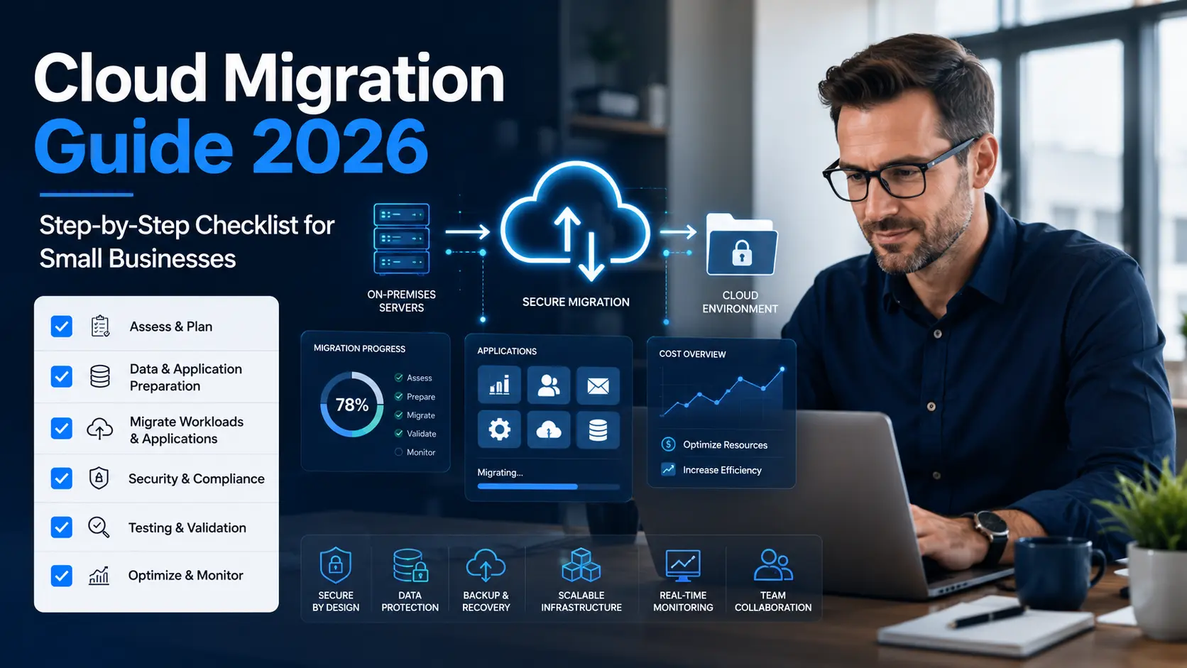 Cloud Migration Guide 2026: Step-by-Step Checklist for Small Businesses - Tekizz software development blog article