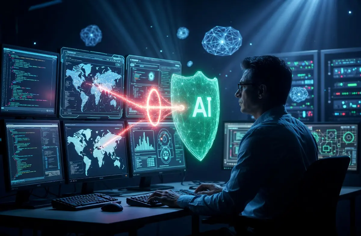 Cybersecurity in the AI Era: How AI-Powered Threat Detection and Penetration Testing Protect Your Business in 2025-2026 - Tekizz software development and IT insights article