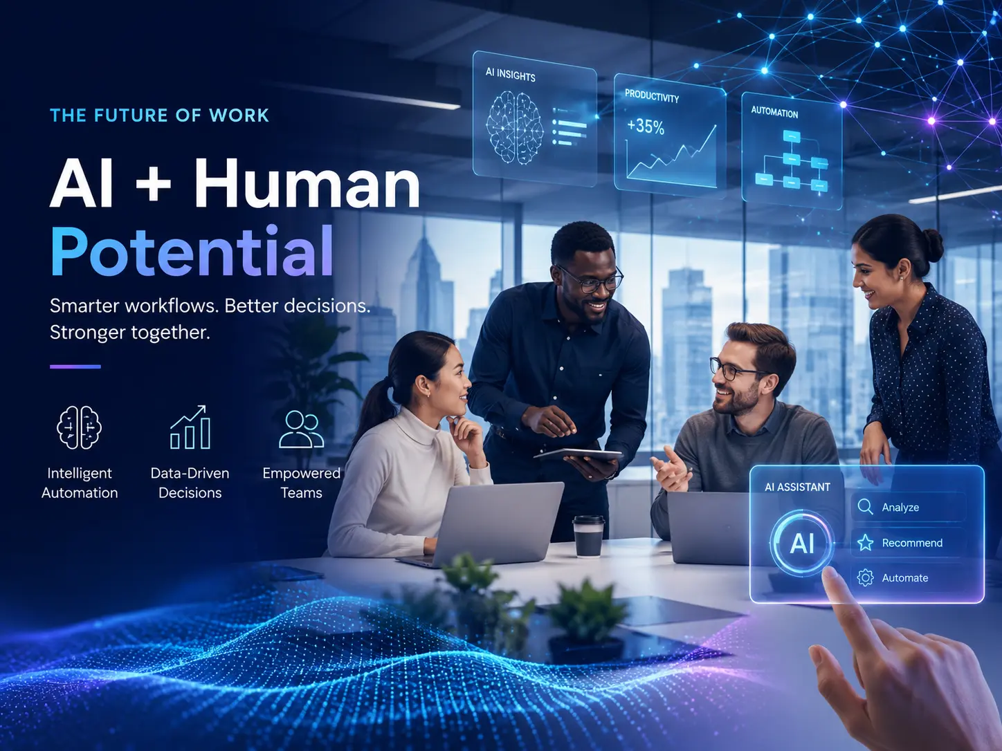 AI and the Future of Work for Businesses - Tekizz software development and IT insights article